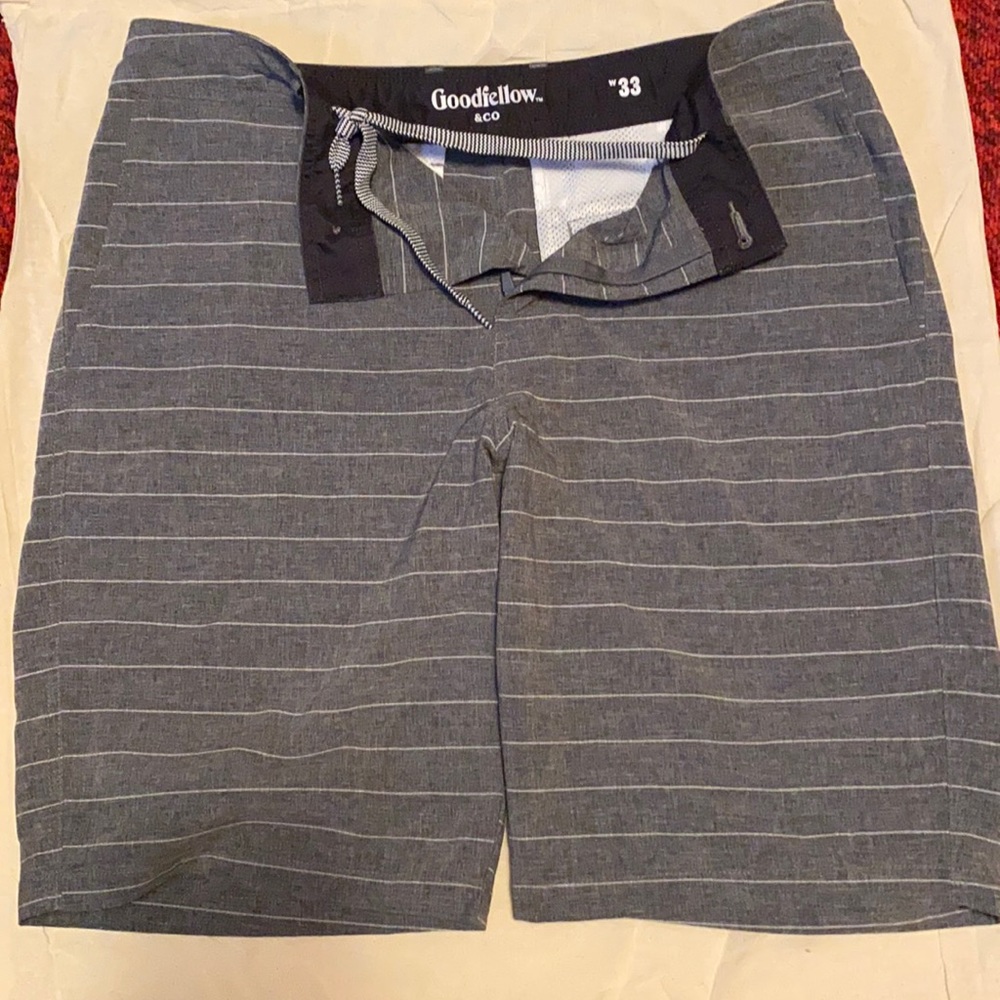 Never worn Goodfellow & co swim trunks size 33
